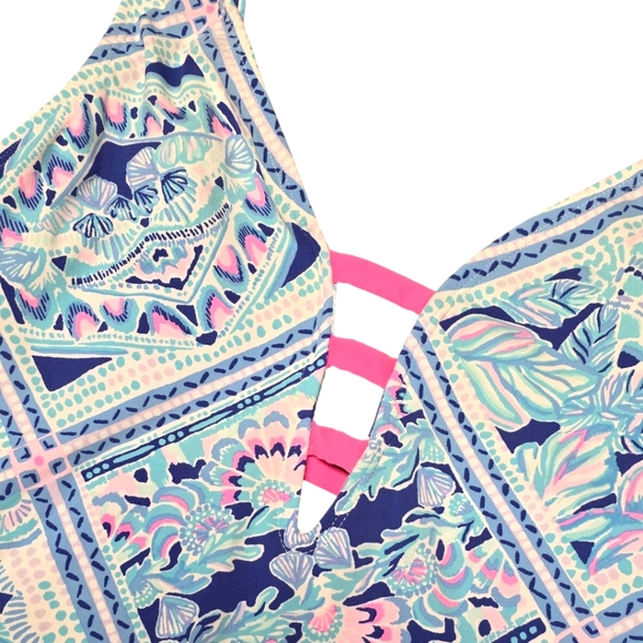 LILLY PULITZER‎ JASPEN ONE PIECE IN ZANZIBAR BLUE 2 - Picture 5 of 10